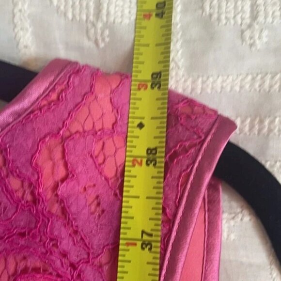 NWT Adrianna Papell Pink Lace Sheath Pocket Dress - Picture 13 of 13